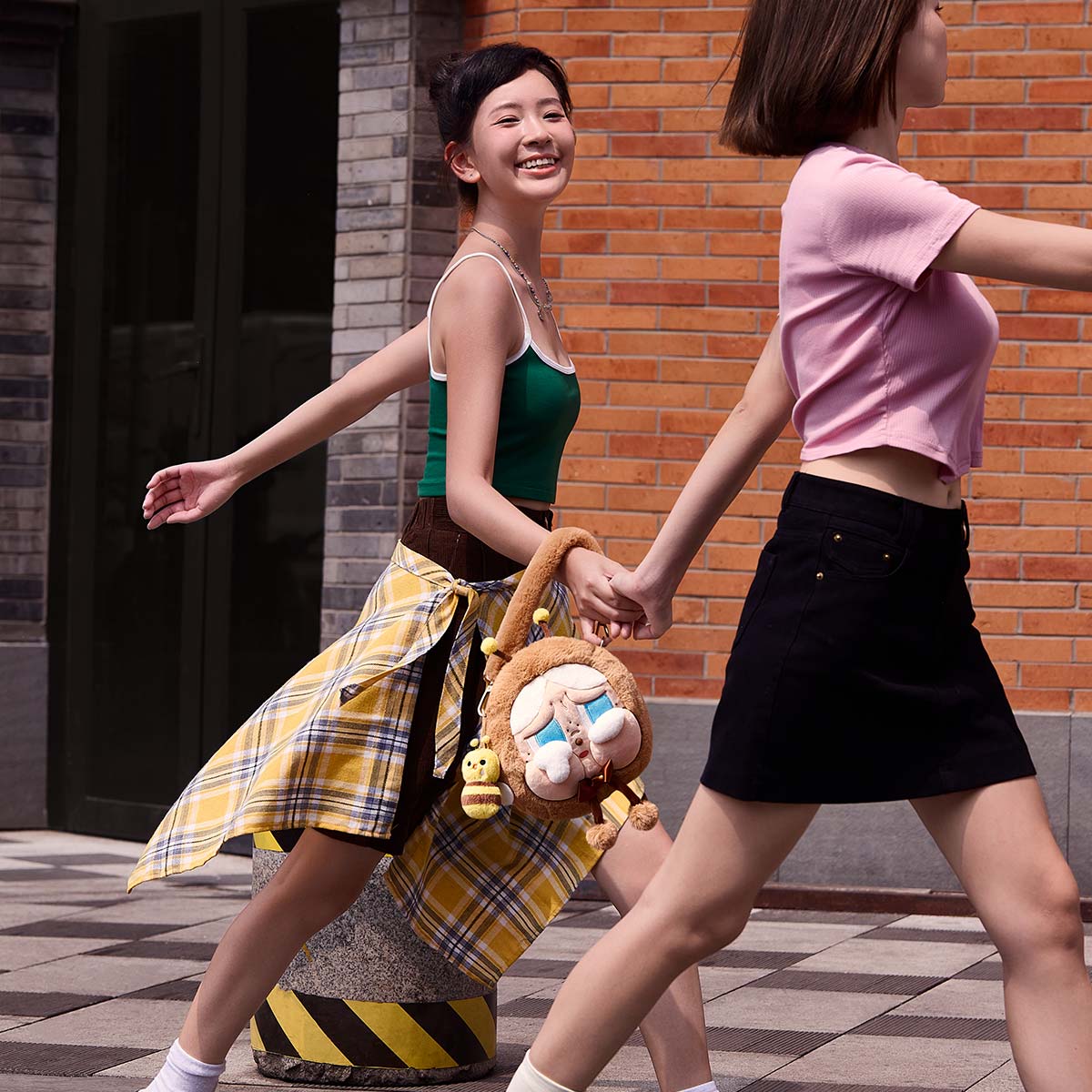 CRYBABY Crying Again Series-Big Head Bag(I'll Bring You a Flower)