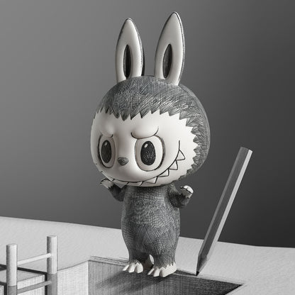 MEGA LABUBU 400% Sketch