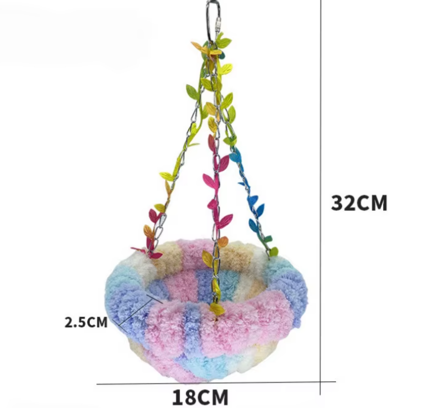 Hanging Hammock for Labubu – Crochet-Style Bed