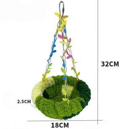 Hanging Hammock for Labubu – Crochet-Style Bed