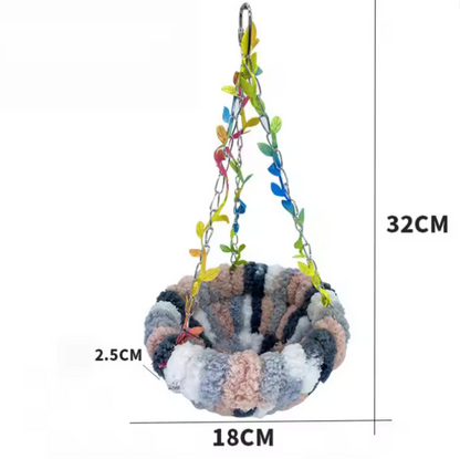 Hanging Hammock for Labubu – Crochet-Style Bed