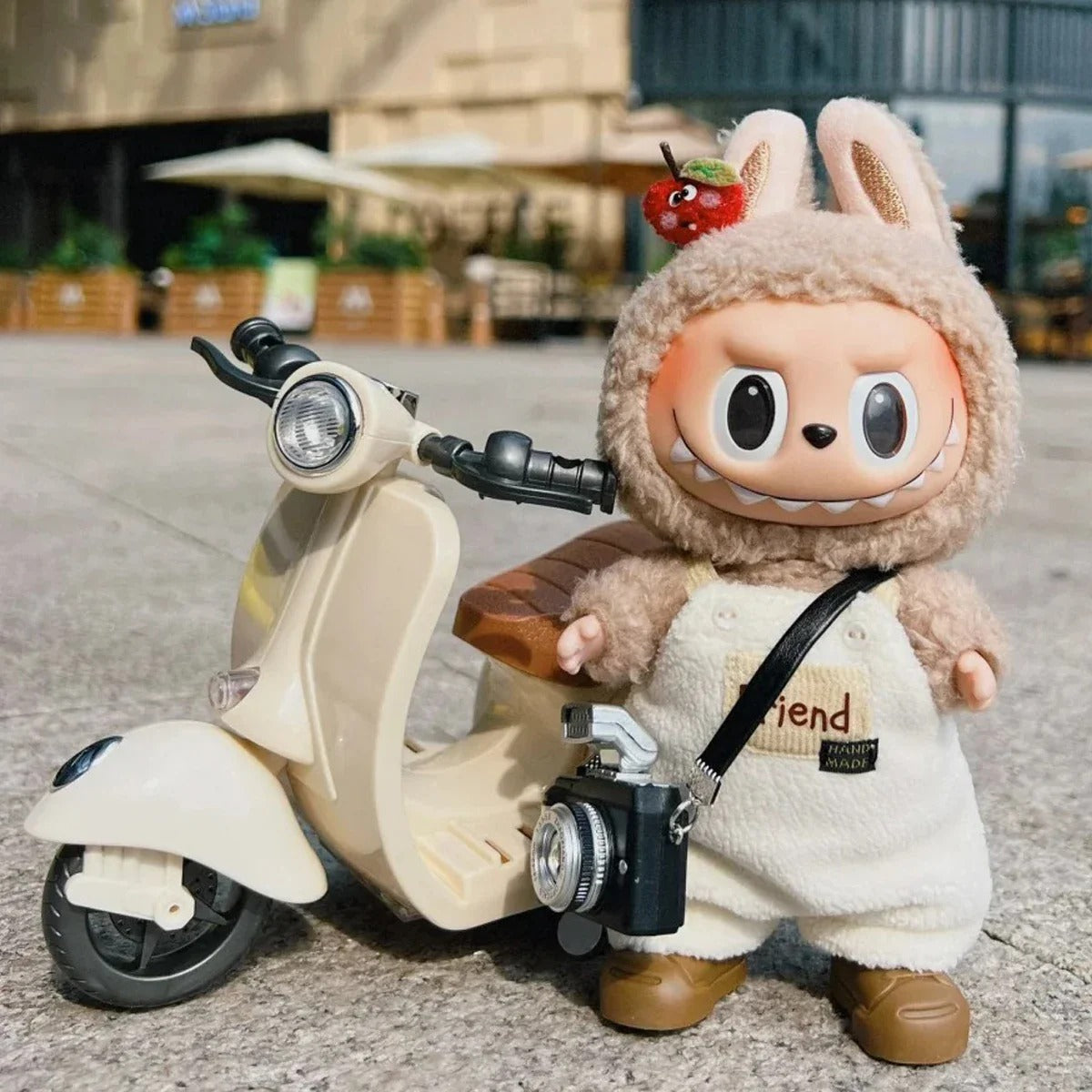 Mini Motorcycle Labubu