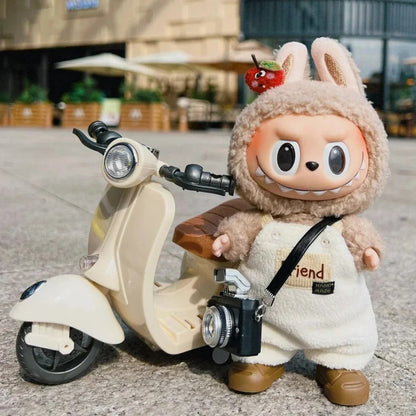Mini Motorcycle Labubu