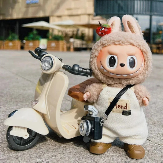 Mini Motorcycle Labubu
