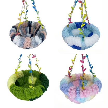 Hanging Hammock for Labubu – Crochet-Style Bed