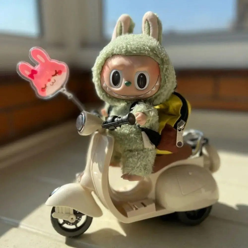 Mini Motorcycle Labubu