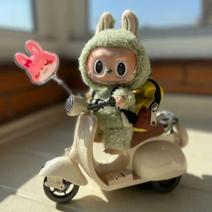 Mini Motorcycle Labubu