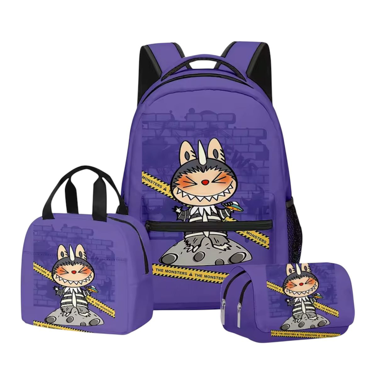 Labubu 3-in-1 Backpack Set – Street Labubu Edition