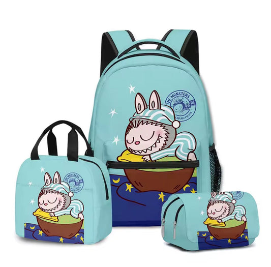 Labubu 3-in-1 Backpack Set – Sweet Dreams Edition