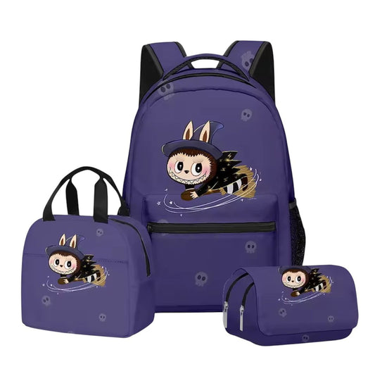 Labubu 3-in-1 Backpack Set – Magic Spell Edition